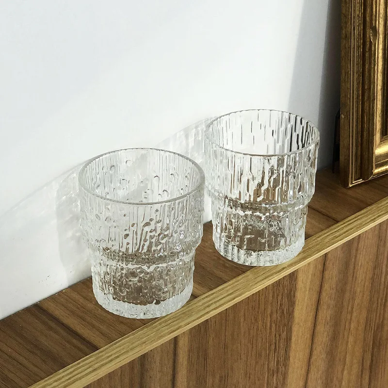 190 мл стакан для виски с рисунком капель воды/дождя хрустальный пива кухни бара