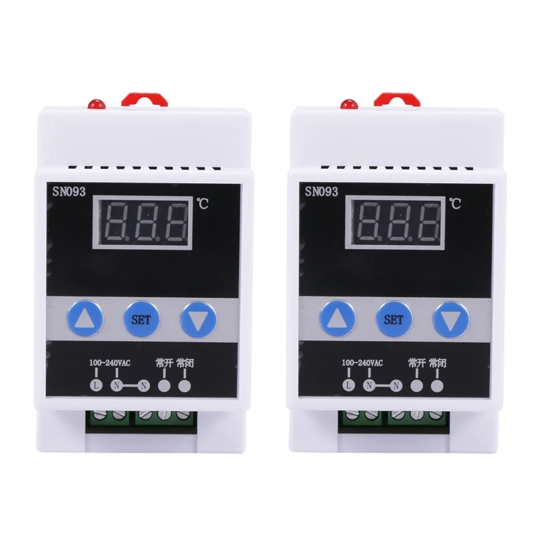 

Best 2X TMC-6000 110-240V Guide Rail Thermoregulator Digital Temperature Controller Thermostat
