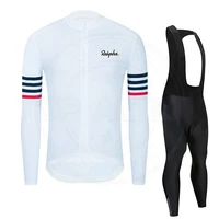 new long sleeve 2022 team autumn cycling jersey set ropa ciclismo men bicycle clothing suit raphaful jerseys road bike uniform