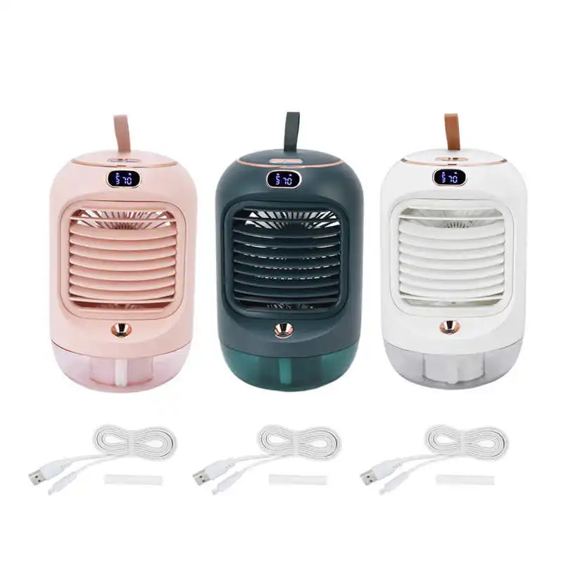 

Water Cooling Fan USB Charging Multifunction Mini Air Conditioner for Home