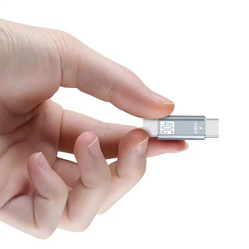 

USB 4.0 USB C Male To Male Adapter USB C To USB Adapter 40Gbps High-Speed Data Transfer USB C To USB 4.0 Male Adapter Compatible