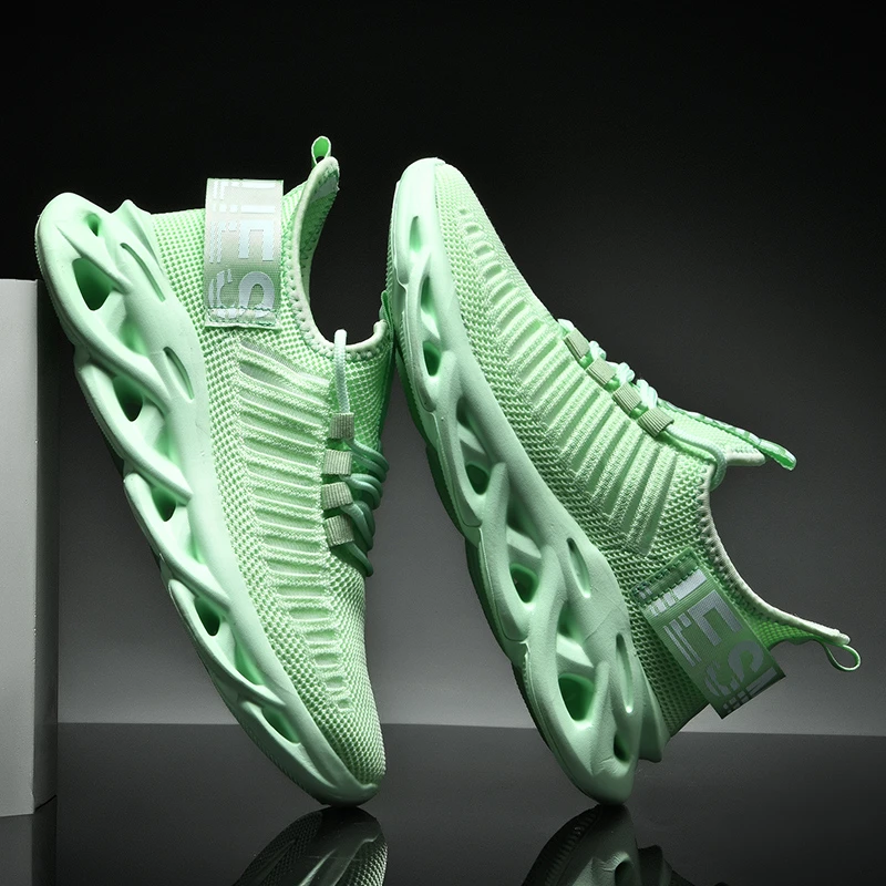 

Man Running Big Size Tenis Shoes Zapatillas Hombre Student Sneakers Autumn Platform Men Casual Shoes Lace-Up Breathable Light
