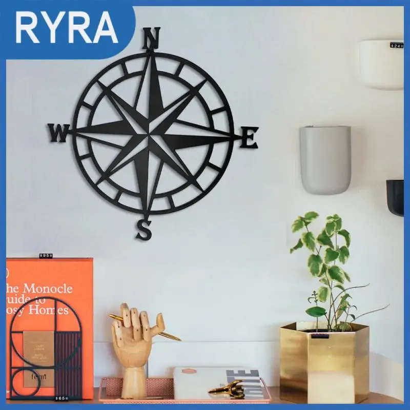 

Strong And Durable Wall Decor Nautical Compass Art Craft Ornament Metal Exquisite Home Decoration Hanging Decorative