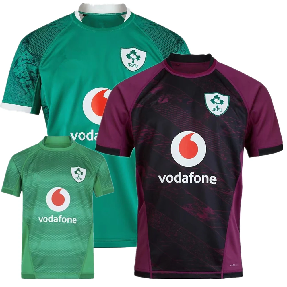 Футболка для регби из Ирландии домашняя рубашка большой размер 5xl 2023 | Спорт и