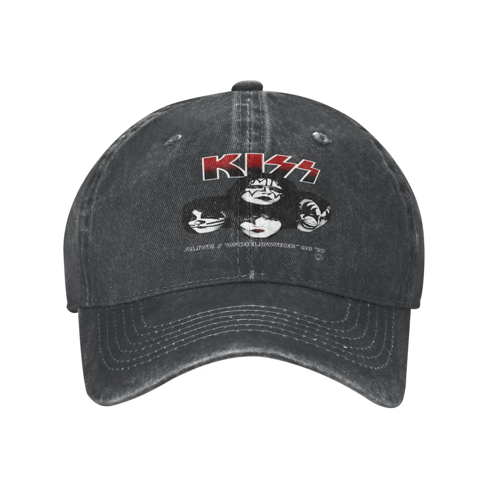 

Кепка Kiss Alive Worldwide 96 97 I, мужская шапка, Кепка-тракер, женский берет, женская шапка, кепки для женщин, женская бейсболка, дизайнерская шапка