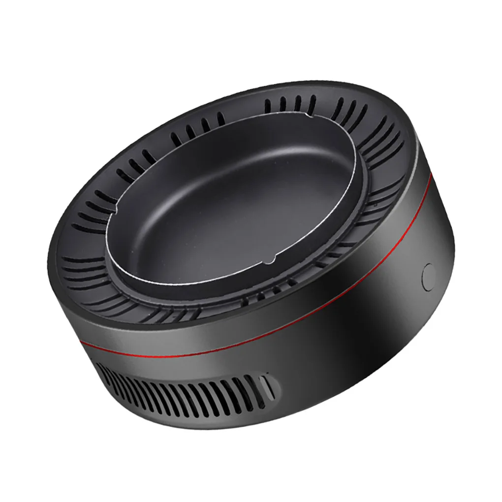 

Air Purifier Ashtray Home Restaurant 300mAh Cigarette Holder Smoke Removal Ashtrays Box for Workplace Bar Using