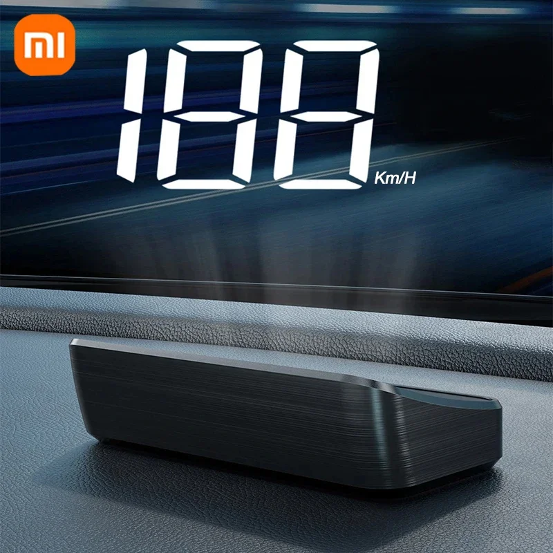 

Автомобильный спидометр Xiaomi HUD, проекционный дисплей, цифровой измеритель скорости, GPS-компас, проектор на лобовом стекле, многофункциональные аксессуары