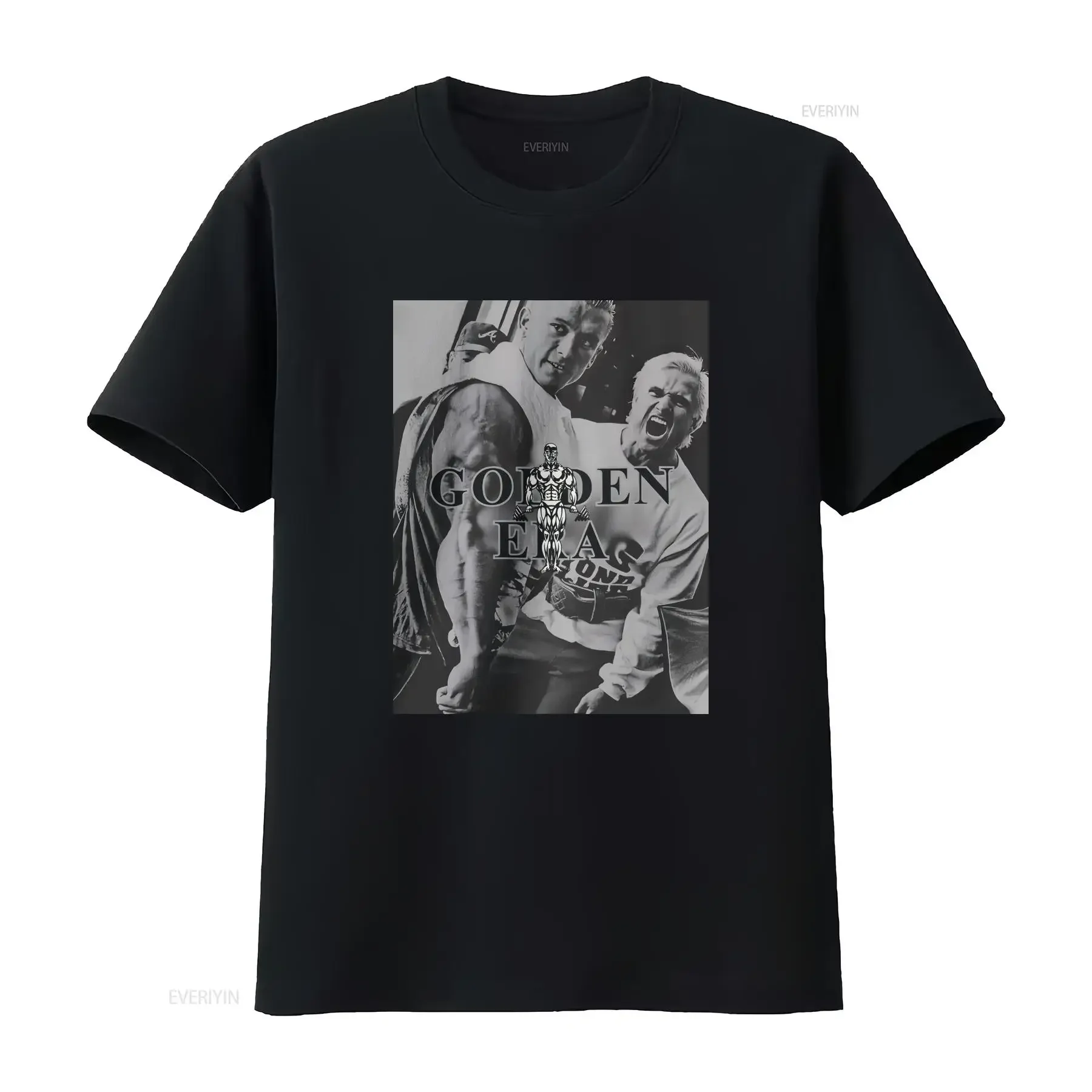 Фото GOLDEN ERA Tom Platz Lee Priest Классический чехол для насоса Старая школа футболка для бодибилдинга Негабаритный бодибилдер винтажный мытый homme №1