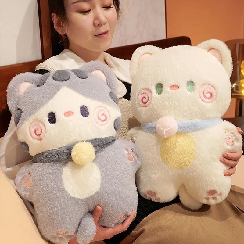 

Плюшевая игрушка в виде кошки с колокольчиком, 40 см