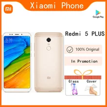 Xiaomi Redmi 5 plus celular smartphone 4GB 64GB 5.99 inches 4000mah snapdragon 625 Android Mobile phone support 128G card