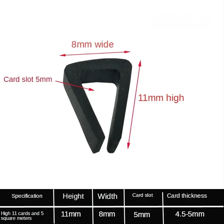 

Черная резиновая уплотнительная лента U-образная