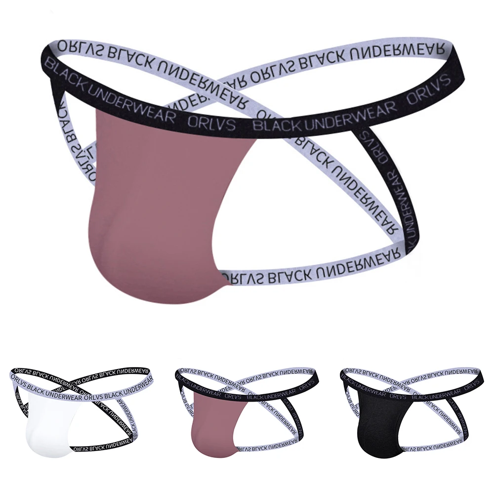 

Men Jockstrap G-String Underwear Elastic Strap Thongs Sexy Costume Underpants Bandage Men Briefs Erotic Breathable Panties