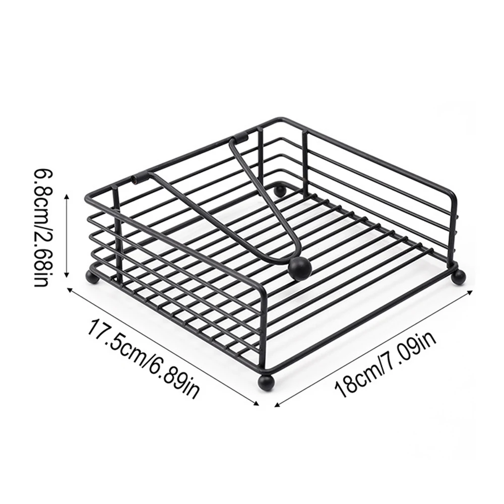 

Плоский металлический держатель для салфеток
