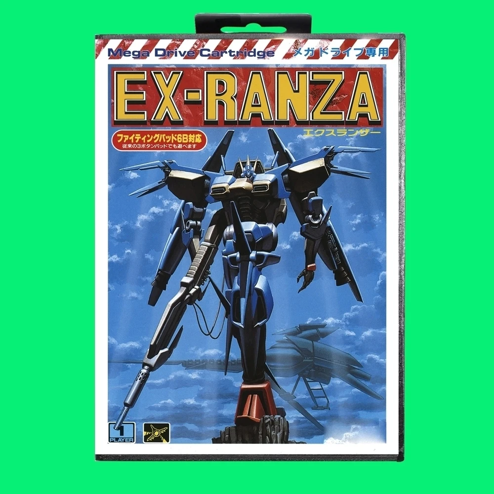 Игровой картридж Ex-ranza 16-битная игровая карта MD с крышкой JP розничная коробка для