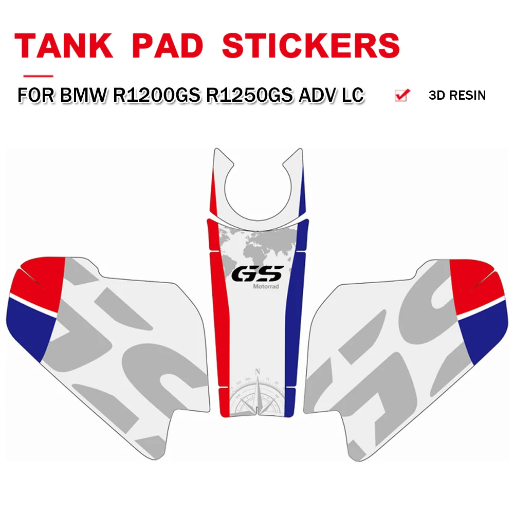 

Motorcycle Fuel Tank Stickers Oil Tankpad Protection Decoration Decal Accessories For BMW R1250 GSA GS Adventure R1200GS ADV LC