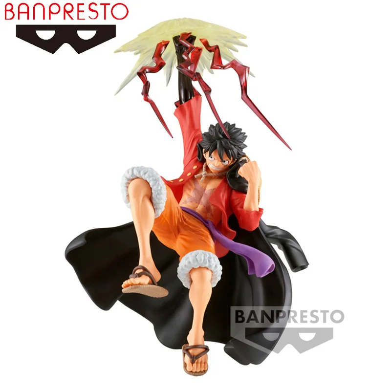 

Original BANDAI One Piece BATTLE RECORD COLLECTION MONKEY.D.LUFFY Ⅱ Anime Figure Action Model Toys Gift For Boy