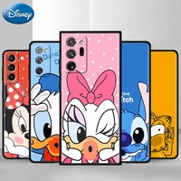 stitch mickey donald duck case for samsung galaxy s22 s20 fe s21 ultra 5g s10 plus s10e s9 s8 shockproof capa soft phone cover