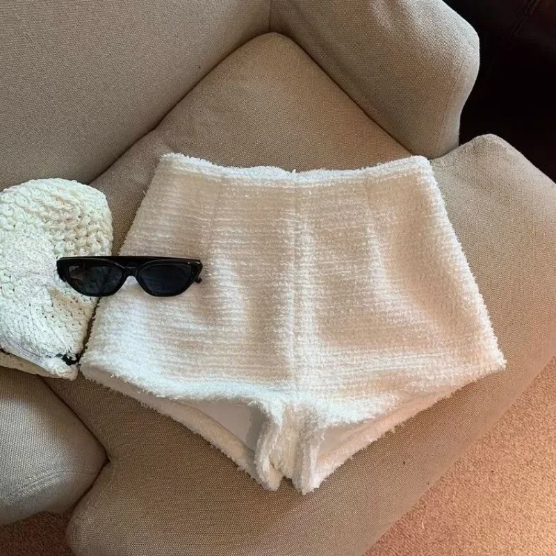 Шорты Matakawa Женские однотонные модные базовые штаны в Корейском стиле с