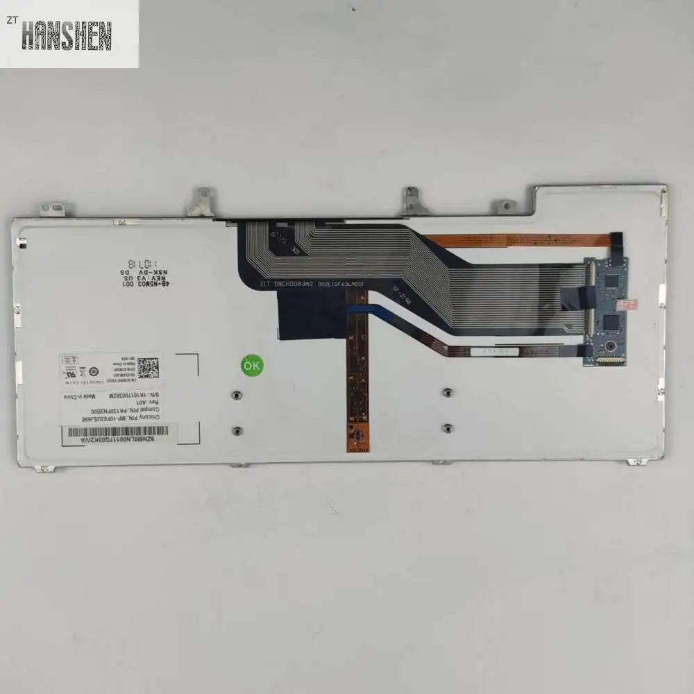 

Клавиатура для ноутбука DELL E6420 E5420 E5430 E6220 E6320 E6330 E6420 E6430 США с указательной палочкой без подсветки