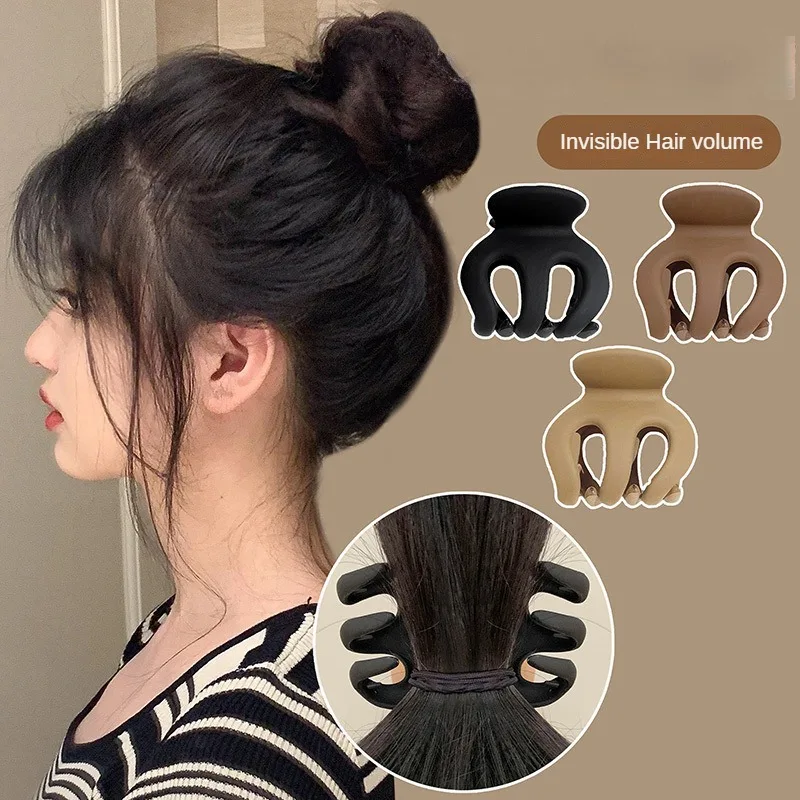 

8pcs Ponytail Fixed Artifact Geometry Solid Colorr Clip Hairpin Barrettes Women Girl Accessories Headwear Hair Claw Wholesale