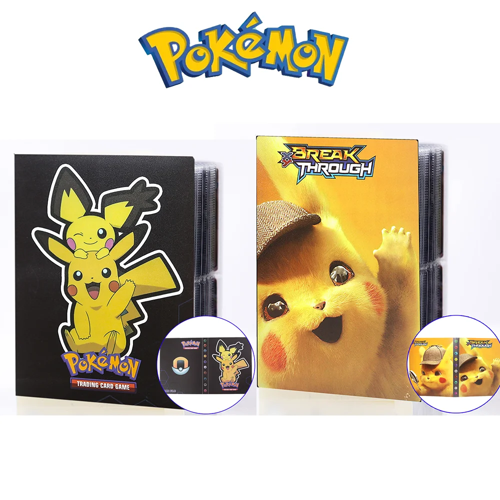 

240 Piece Pokemon Notebook Cards Album Book Mewtwo Binder Protection Booklet Pikachu Charizard Collectible Card Holder Gift Toys