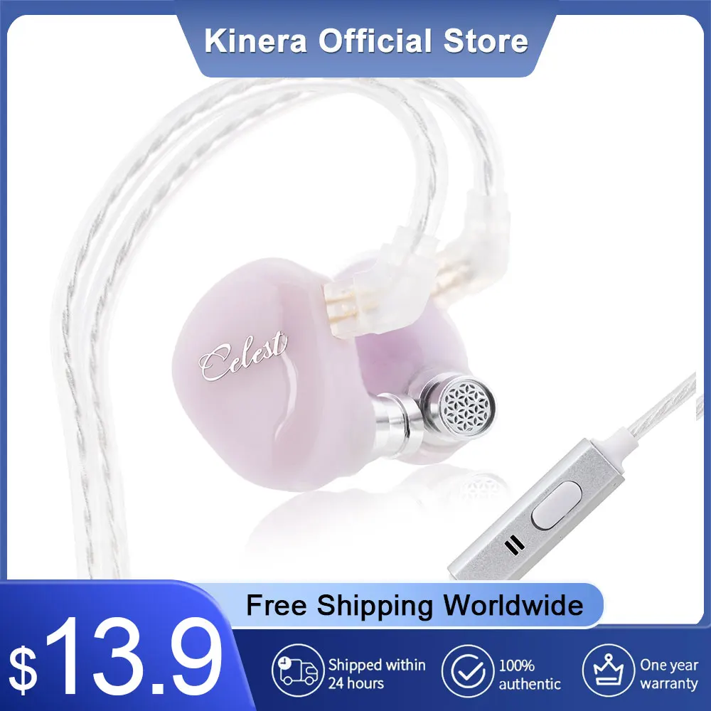 Наушники-вкладыши Celest Rue 6 мм с микродинамическим драйвером и микрофоном