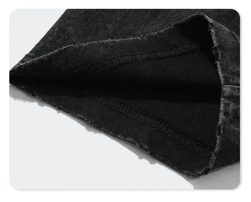 Мужская Футболка Оверсайз В Стиле Хип-хоп Хлопковая Уличная Одежда Готическом С