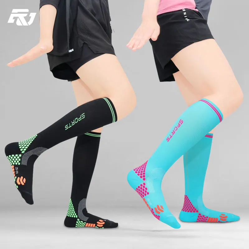 

Outdoor Sports Compression Socks Women Jump Rope Fitness Thigh High Socks Marathon Running Sock Fashion Men's Socks Woman