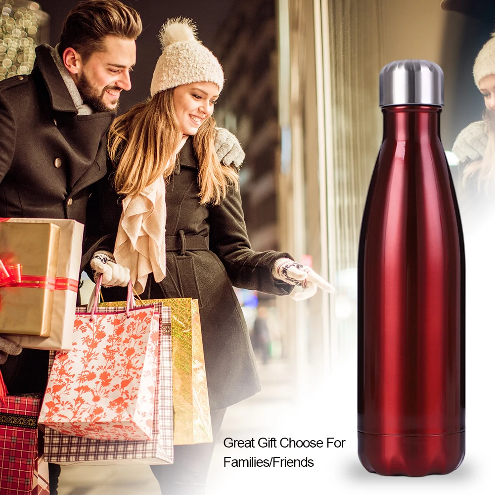 WSKEJI 1000 мл спортивная бутылка для воды из нержавеющей стали двойной герметичный