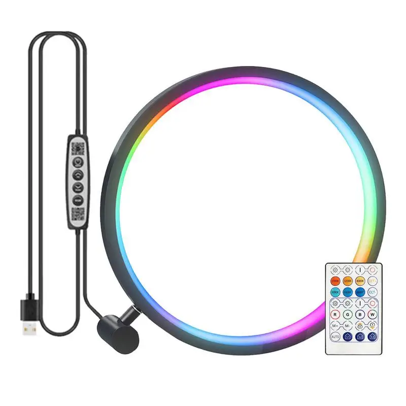 

Разноцветная RGB-подсветка для ночной игры, с синхронизацией музыки