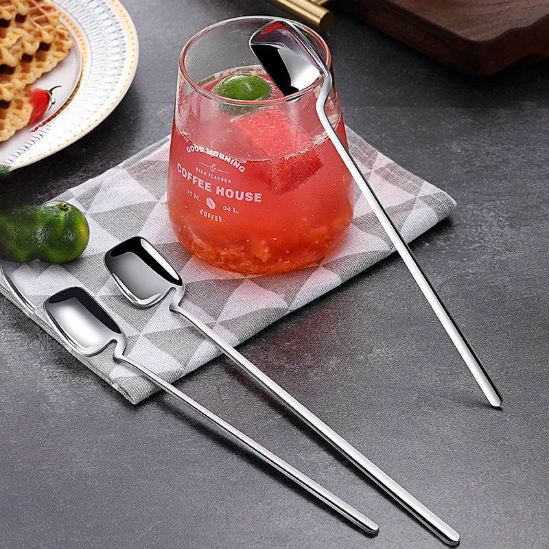 

Набор барных ложек из нержавеющей стали 304, высококачественные инструменты для перемешивания напитков, набор ложек с длинной ручкой, кухонн...