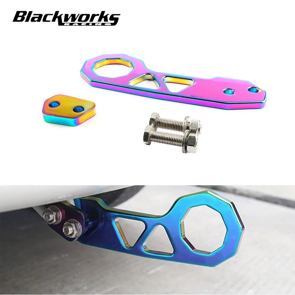 

Универсальный автомобильный крючок из алюминиевого сплава для заднего бампера, прицепа, буксировочные инструменты для JDM