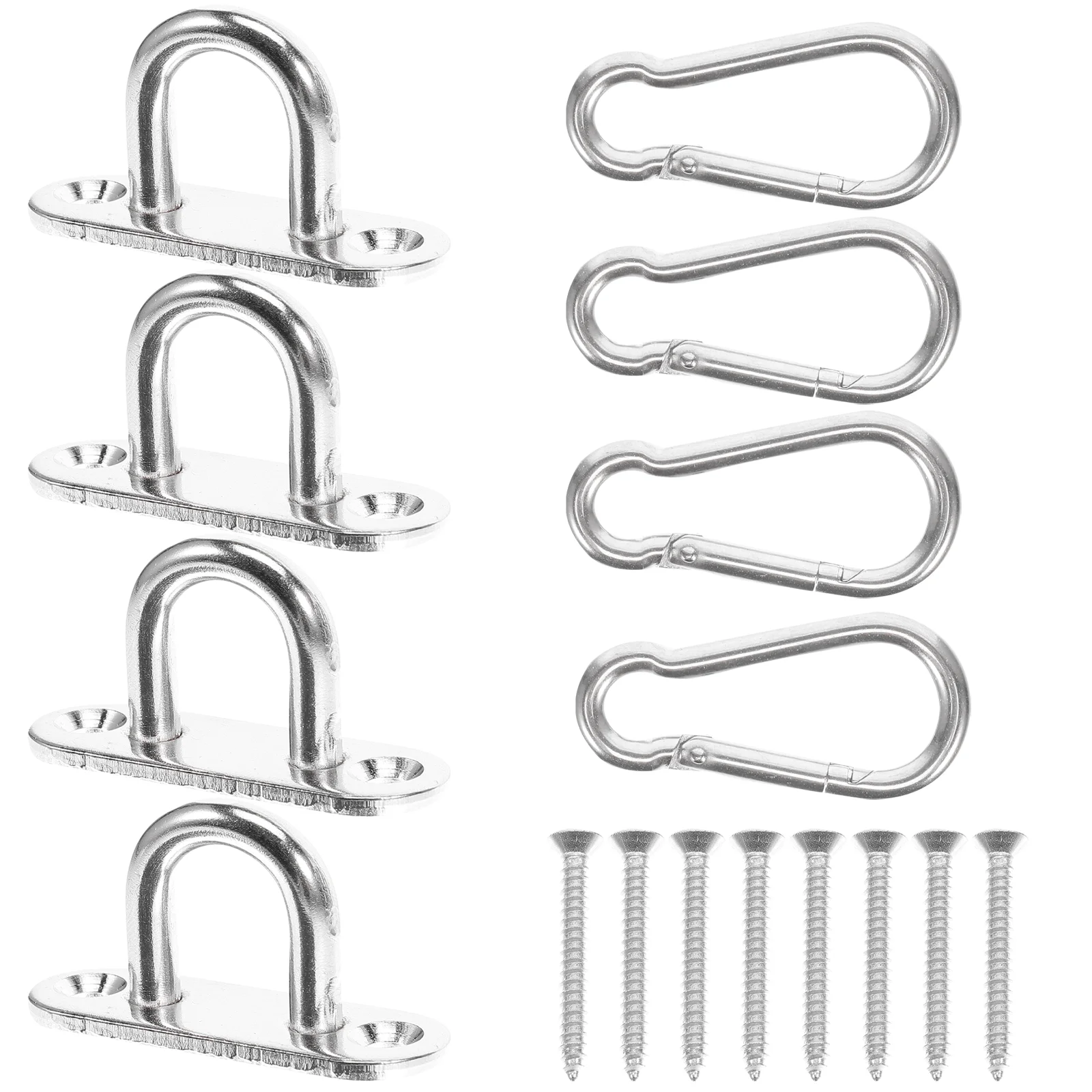 

Hooks Hook Ceiling Pad Eye Plate Metal Stainless Hanging Basket Ring Mount Wall U Steel Application Staple Hardware Marine Duty