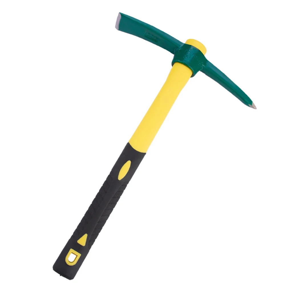 

Hoe Forged Garden Pick Axe Long Handle Picks Rustproof Wear-resistant Steel Hoe High Hardness for Loosening Soil