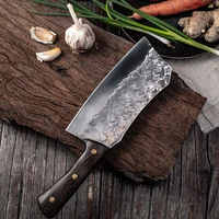 7 4%e2%80%9c stainless steel forged bone cutting meat cleaver kitchen knife