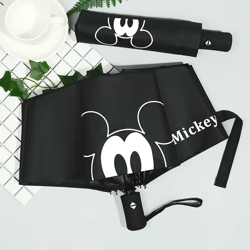 

8 Ribs Umbrella Automatic Reflective Umbrella Cute Animation Cartoon Umbrella Folding Multi-function Sun-shading Umbrella Travel