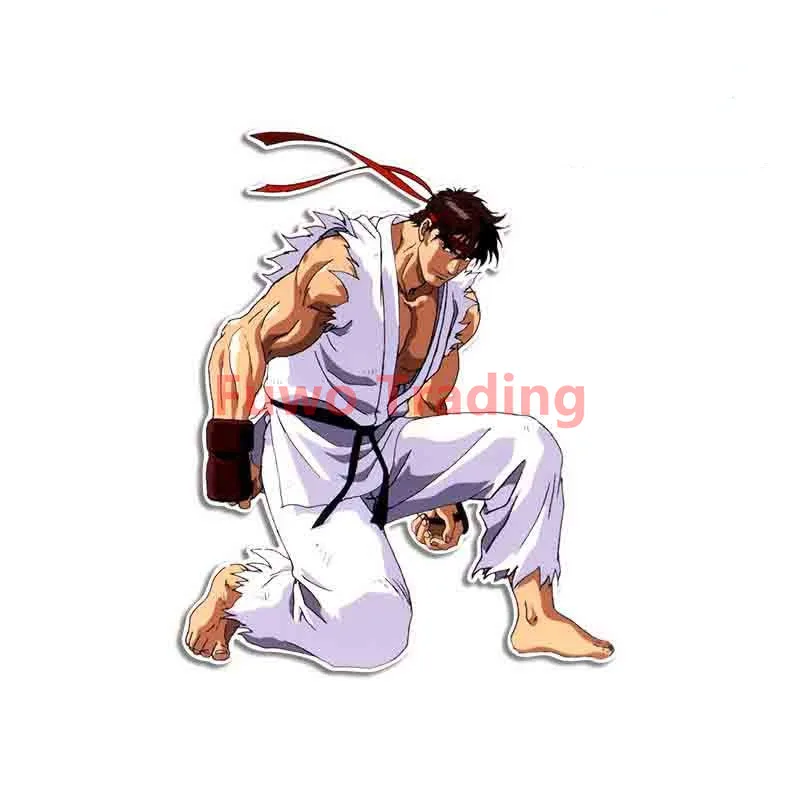 

Fuwo Trading InterestingEARLFAMILY for Anime Ryu Vinyl Car Stickers WindowTrunkRV VANLaptopOcclusion ScratchCustomPrinting Decal
