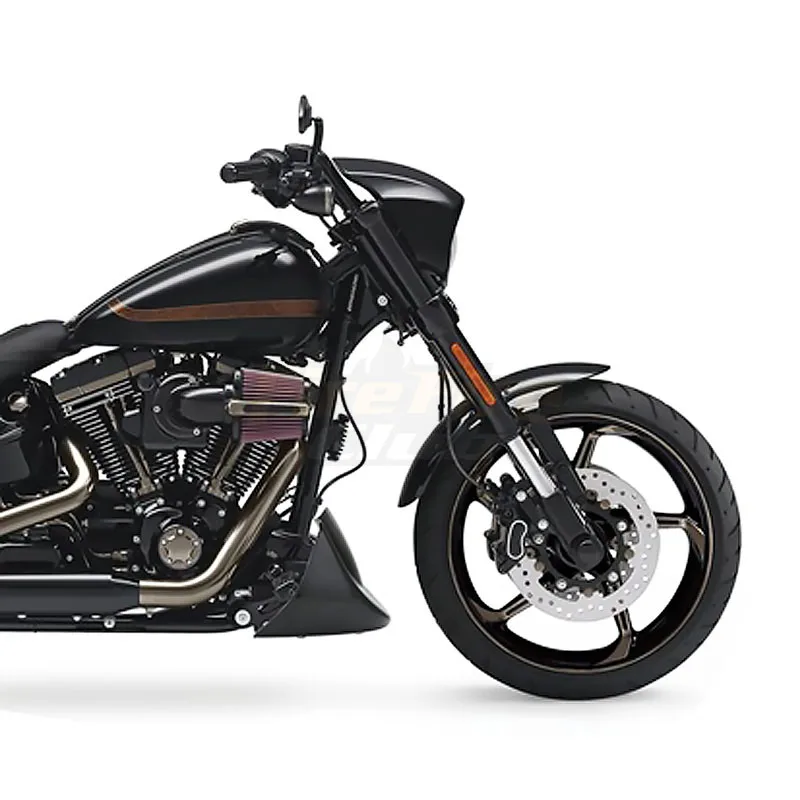 Блестящий Матовый Черный передний спойлер для Harley Dyna Fat Bob Wide Glide FXD 2006-2017