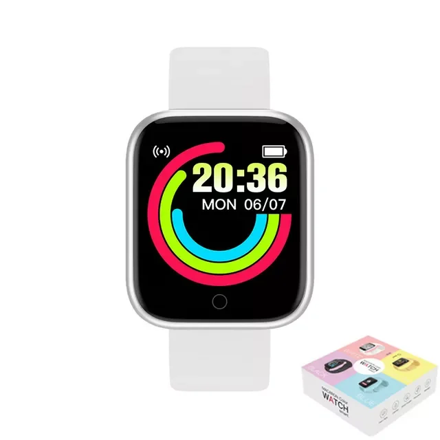 

8 Color 1.44 inch Y68 Smart Watch Screen Men Women Smartwatch Fashion Sports Smart band Fitpro Version Factory Wholesale