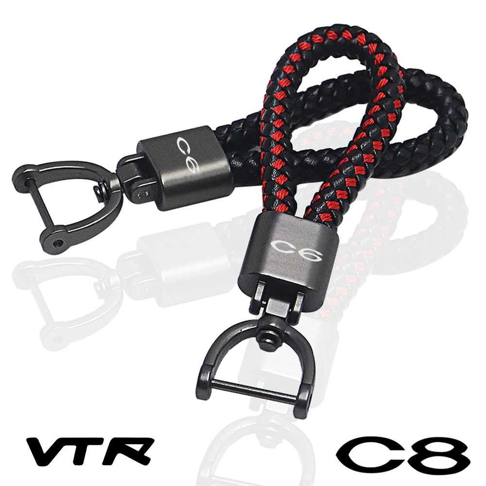 Кожаный Автомобильный брелок для ключей citroen c2/c2r2/c3/c4/c5/c5x/c6/c8 vts/vtr/xtr, автомобильные аксессуары
