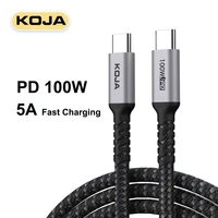 usb c cable pd100w 5a e mark for pd 25w 45w 65w 87w 96w fast charging nylon braided cord for macbook pro ipad phone charge wird
