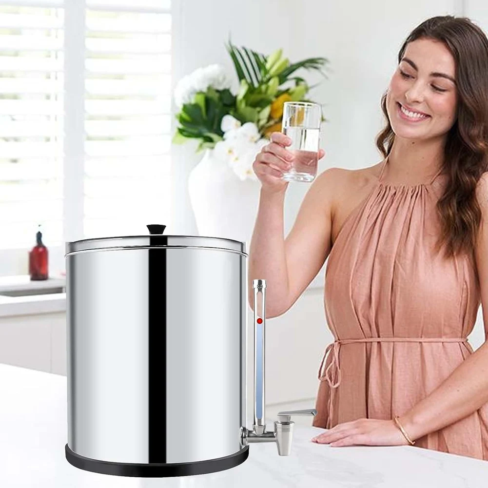 Смотровое стекло 7-дюймовый стальной фильтр с четким уровнем воды для Berkey и