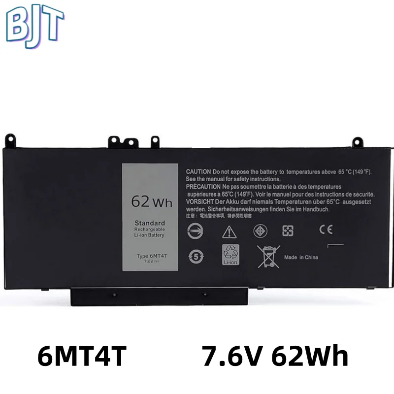 100% новый аккумулятор для ноутбука 7 6 В 62 Втч 6MT4T Dell Latitude E5450 E5470 E5550 E5570 15 3510 M3510 7V69Y TXF9M
