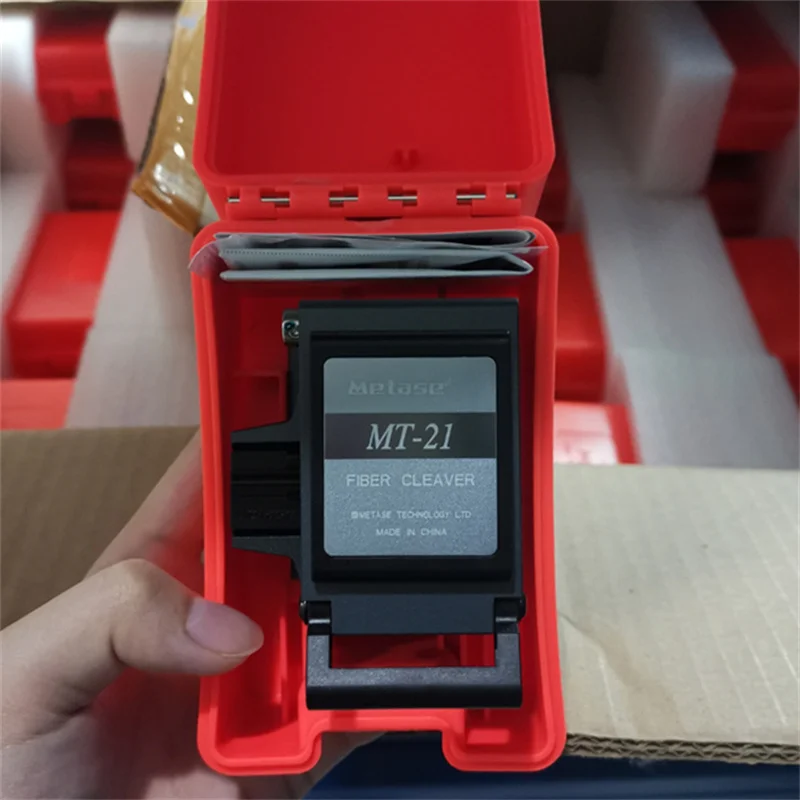 New Popular Metase MT-21 High Quality Fiber Optic Fiber Cleaver MT21 High Precision Professional Cut Tool Cutting Knife
