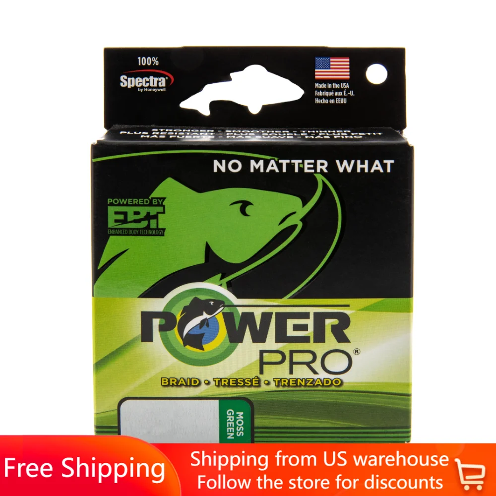 

Free shipping PowerPro Braided Fishing Line, 80Lb X 1500Yd Grn, [21100801500E]
