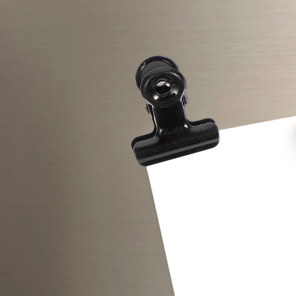 

15Pcs Office Magnetic Clips Heavy Duty Refrigerator Magnet Hook Clips Wide Clip Magnets