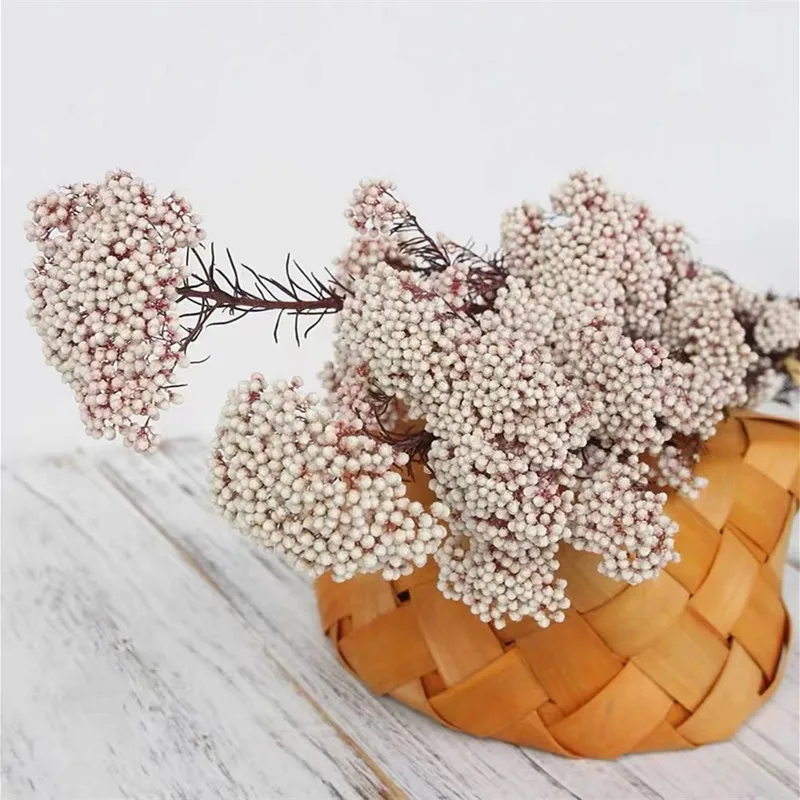 

50g Atural Millet Fruit Dried Flower Artificial Flowers For Wedding Decoration Bridal Wedding Bouquet Eid Mubarak Decoration 20