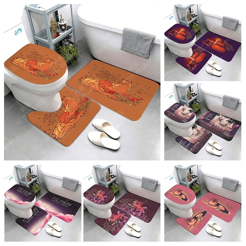 

Anti-slip Bath Mat Bathroom Rug Shower Mat Decorative Absorbent Foot Mat Entrance Bathtub toilet rug kawaii Nordic cartoon cute