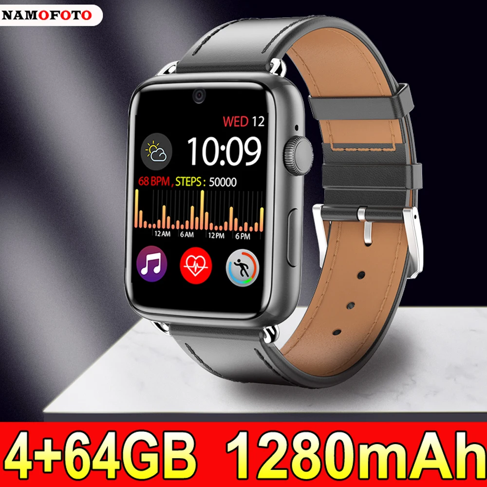 

Смарт-часы мужские 4G, 1,88 дюйма, 4 + 64 ГБ, 700 мАч