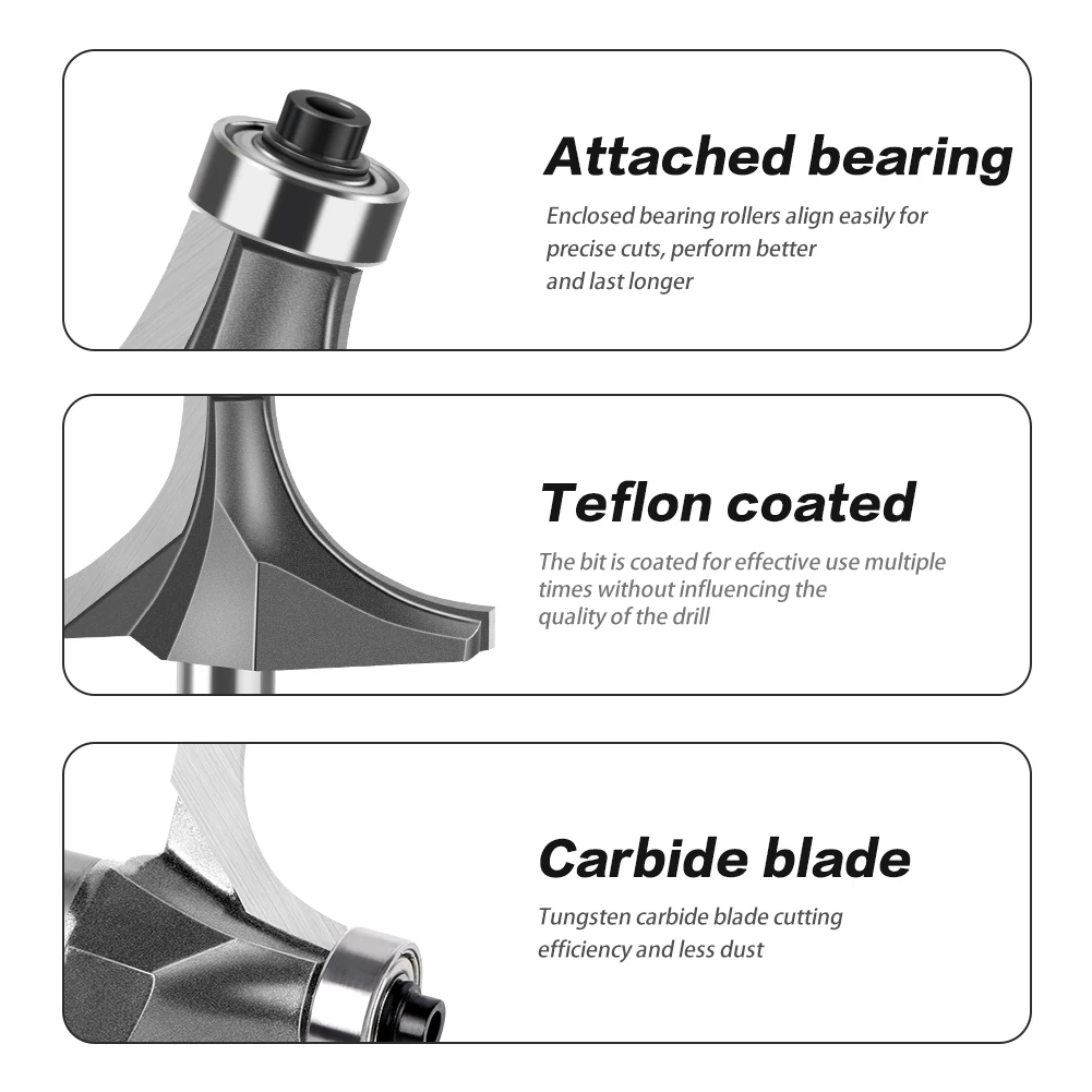 1 шт. 6 мм 12 фреза для филе с хвостовиком снятия фаски из вольфрамового сплава